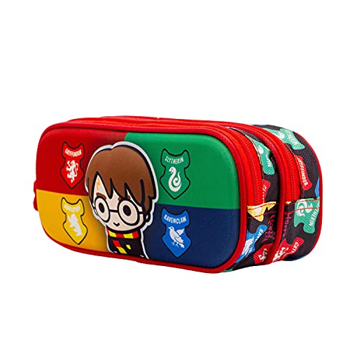 KARACTERMANIA Harry Potter Wizard-Estuche Portatodo 3D Doble, Multicolor (2116)