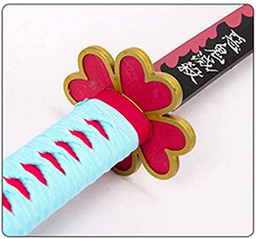 Katana de dibujos animados, Demon Slayer Honeydew Candy Katana, accesorios de armas para amantes del anime, fanáticos del anime, accesorios para armas de espada samurái Juguetes de anime (76 cm)