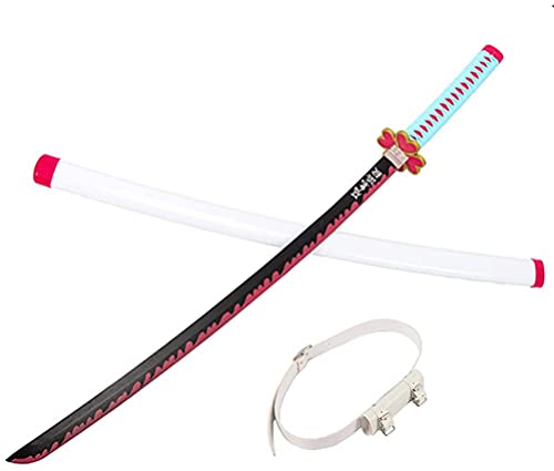 Katana de dibujos animados, Demon Slayer Honeydew Candy Katana, accesorios de armas para amantes del anime, fanáticos del anime, accesorios para armas de espada samurái Juguetes de anime (76 cm)