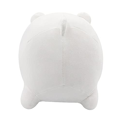 Kawaii - Oso polar de peluche polar de peluche con oso polar, cojín suave de oso polar, muñecas, almohadas de peluche, juguetes de confort, cojines acolchados para niños de 17,7 pulgadas