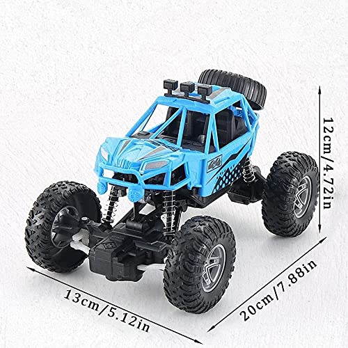 Kids RC Car 360°Stunt Remote Control Vehicle 2.4G Mountain Climbing Bigfoot Monster Truck High-Capacity Anti-Friction Tires Electric Rock Crawler Toy Car Xmas Gifts (Green 2battery)