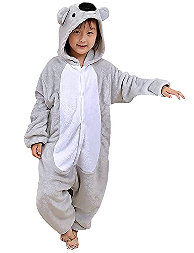 Kigurumi - Disfraces de animales para carnaval, Halloween o espectáculo, para fiestas de Navidad, pijama, mono, mono, mono, de invierno, unisex, Koala, M