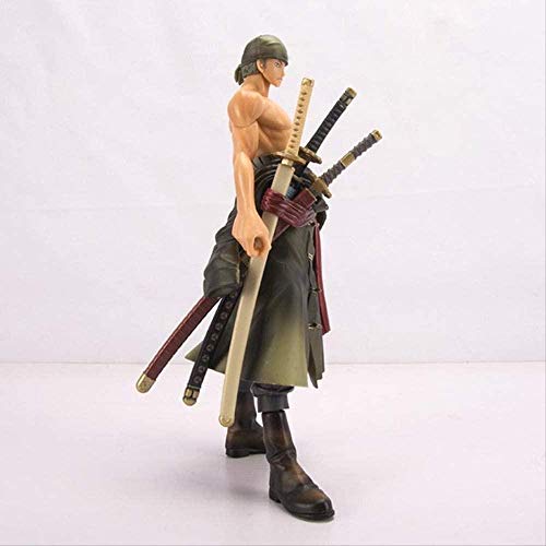 KIJIGHG Anime One Piece Ronoa Zoro 25Cm PVC Figura de Anime Figuras de acción Modelo de Personaje de Anime