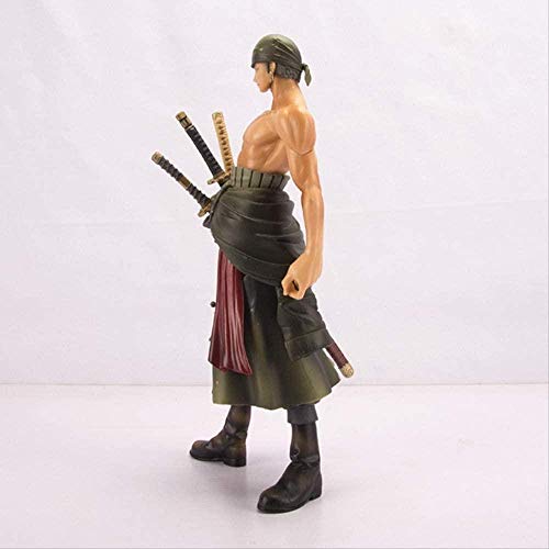 KIJIGHG Anime One Piece Ronoa Zoro 25Cm PVC Figura de Anime Figuras de acción Modelo de Personaje de Anime