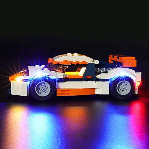 Kit de iluminación LED para Sunset Track Racer - Compatible con Lego 31089 Building Blocks Model- No incluye el juego Lego