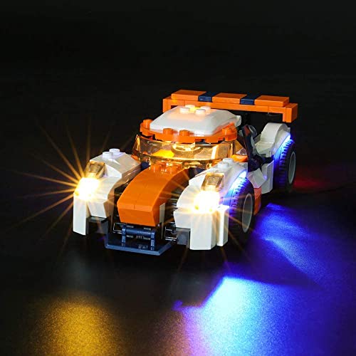 Kit de iluminación LED para Sunset Track Racer - Compatible con Lego 31089 Building Blocks Model- No incluye el juego Lego