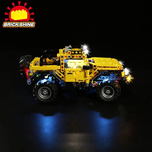 Kit de luces GC para Lego Jeep Wrangler 42122 (el juego Lego no está incluido) (mando a distancia)