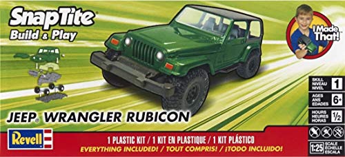 Kit de Modelos de plástico, Jeep Wrangler Rubicon, escala 1:25