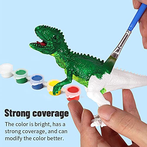 Kit Pintura Dinosaurios, ZoneYan Juguetes de Animales para Niños, Pintar Dinosaurios Animales, Juguetes de Dinosaurio 3D, Juego Dinosaurios 3-10 años (Dinosaurio Kit)