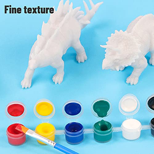 Kit Pintura Dinosaurios, ZoneYan Juguetes de Animales para Niños, Pintar Dinosaurios Animales, Juguetes de Dinosaurio 3D, Juego Dinosaurios 3-10 años (Dinosaurio Kit)