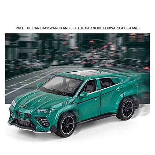 Kits Juguete Modelo Coche Clásico 1/32 para Rambo Urus SUV Modelo De Coche Diecast Material De Aleación 6 Puertas Que Se Pueden Abrir Juguetes De Regalo para Niños Expresión De Amor (Color : 1)