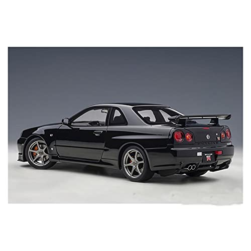 Kits Juguete Modelo Coche Clásico para Nissan Skyline Ares GTR R34, Fundición A Presión, Modelo Coche Aleación Alta Simulación, Serie Extraíble, Coche De Juguete para Niños Expresión De Amor