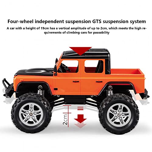 Klobvtt Control remoto 4WD Off-road Coche de escalada de montaña de alta velocidad 2.4G RC Camioneta pickup de montaña Niños Modelo de juguete Coches Juguetes eléctricos Vehículo, Regalos para niños y