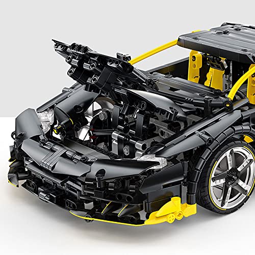 Klobvtt Kits de construcción de coches de carreras, coches de carreras, bloques de bricolaje, bloques de construcción MOC y juguetes de construcción, modelos de coches coleccionables para adultos, gra