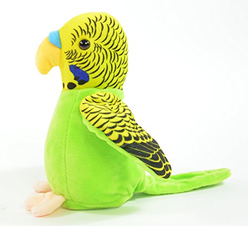 Kögler 75655 – Laber – Periquito, la Todo nachplappert – Peluche, Color Verde