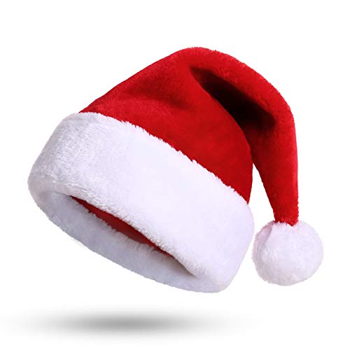 KONVINIT Gorro Navideño para Niño Gorro Santa Claus Gorro de Papá Noel Bambino Roja para niños Chica Sombrero Gorras Padre