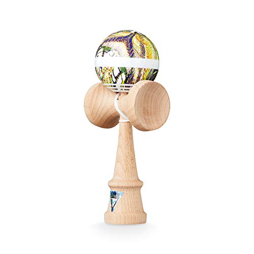 Krom Kendama Juguete Noia 6 – Mejora Tus Habilidades Cognitivas – Mejora el Balance, los Reflejos y la Creatividad – Kendama Modelo Pro Hecho para Principiantes y Expertos