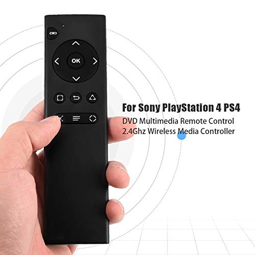 KSTE Mando a distancia para PS4 - Mando a distancia para Sony PlayStation, DVD Multimedia Control remoto, 2.4 GHz controlador de medios inalámbrico