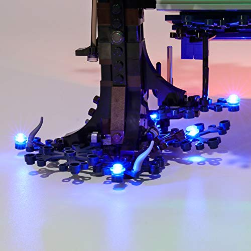 La Iluminación LED Fijó Compatible con Lego 75810, Juego De Luces De Bricolaje para Stranger Things El Revés Bloque De Construcción, Accesorios De Juguete (Único Conjunto De Luz)