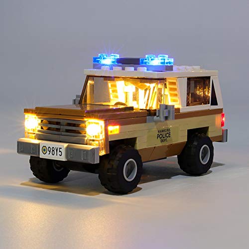 La Iluminación LED Fijó Compatible con Lego 75810, Juego De Luces De Bricolaje para Stranger Things El Revés Bloque De Construcción, Accesorios De Juguete (Único Conjunto De Luz)