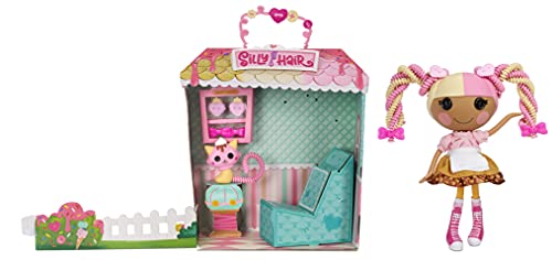 Lalaloopsy Silly Hair Muñeca Scoop Wafflecone de 33cm con Gatito-Temática de helado-Pelo multicolor y 11 accesorios-Caja reutilizable como salón de belleza-Edad: 3-103 años, color (576938C3)