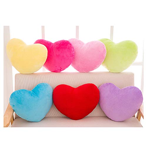 LAMEIDA. Peluches de Peluche con Forma de corazón Cojines de Peluche de Juguete para un Amigo (Azul)