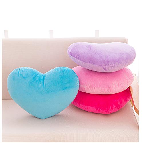 LAMEIDA. Peluches de Peluche con Forma de corazón Cojines de Peluche de Juguete para un Amigo (Azul)