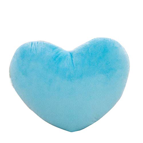 LAMEIDA. Peluches de Peluche con Forma de corazón Cojines de Peluche de Juguete para un Amigo (Azul)