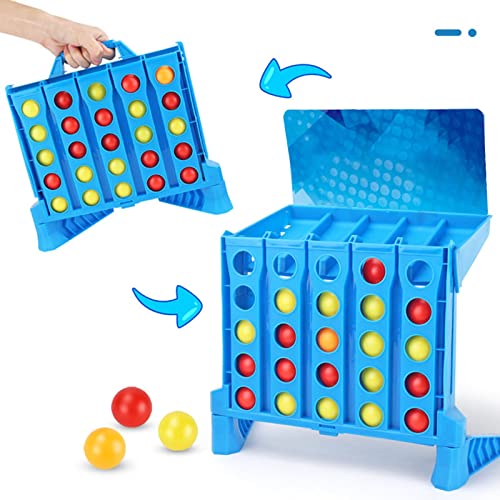 Lamptti Bounce Balls Shots Game, 4 Connect Game Bounce Off Games Cuatro Partidos Bouncing Ball Game, Juguetes educativos para niños Juego de Fiesta