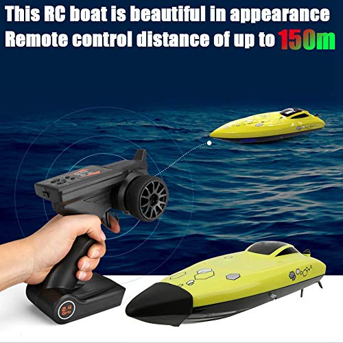 Lancha Rápida De Carreras De Alta Velocidad De 2.4G, Modelo De Lancha Rápida De Carreras RC De Doble Capa Impermeable Barco De Juguete Impermeable De Doble Capa Para Barco RC De Alta Velocidad UDI 904