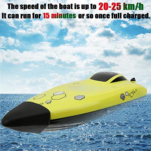 Lancha Rápida De Carreras De Alta Velocidad De 2.4G, Modelo De Lancha Rápida De Carreras RC De Doble Capa Impermeable Barco De Juguete Impermeable De Doble Capa Para Barco RC De Alta Velocidad UDI 904