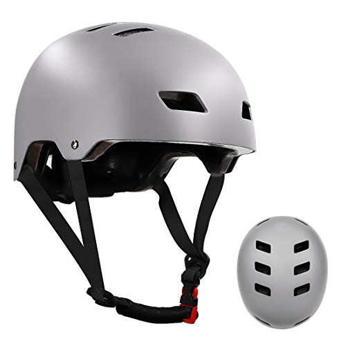 LANOVAGEAR Casco Skate,Casco Bicicleta con CE Certifiacdo,Unisex Adultos Jovenes Ninos Casco patinete para Ciclismo Skate Patinaje Skateboard