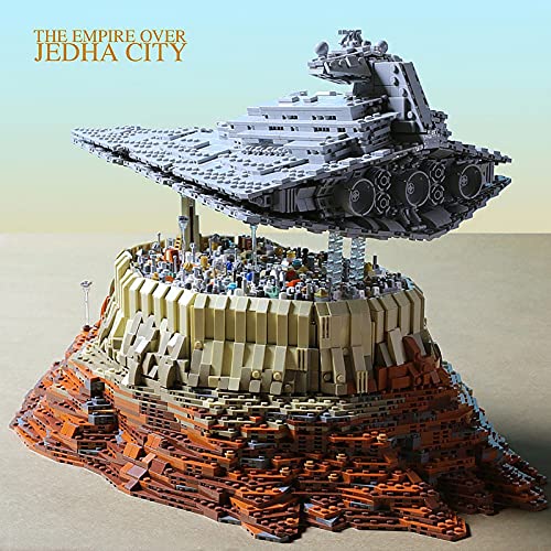 Las Naves Espaciales Jetta City + Imperial Se Basan en El Juego Construcción de Piezas City Model Star Wars Series 1160, Modelo de Coleccionista Exclusivo MOC, Compatible con Lego Star Wars