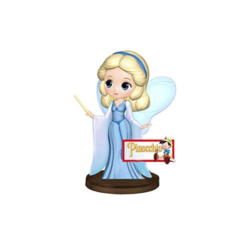 LAST LEVEL Blue Fairy Hada Madrina Figura QPOSKET Disney Sofia Fiesta 7 CM, Multicolor, 7 Centimeters (85083)