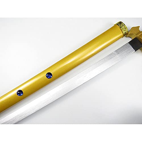 LDMD Espada de Madera,Madera Espadas con Vaina para Sword Art Online,Anime Fans Cosplay Toy Ninja Sword Decorativo Arma Modelo,104cm