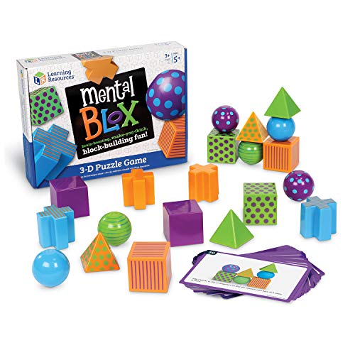 Learning Resources- Juego de razonamiento analítico Mental Blox, Multicolor (LER9280) , color/modelo surtido