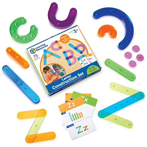 Learning Resources- Set de Actividades para la construcción de Letras, Color (LER8555)