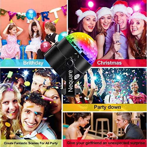 Led Disco Light USB Mini Magic Ball with Remote Control Suitable for Christmas Party Halloween Room Swimming Pool Club Family Church Karaoke Wedding