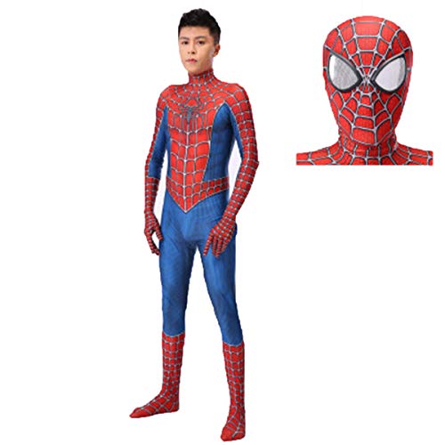 Leezeshaw - Disfraz de superhéroe de Marvel unisex para adultos y niños, de licra y elastano, para Halloween y fiestas de cosplay