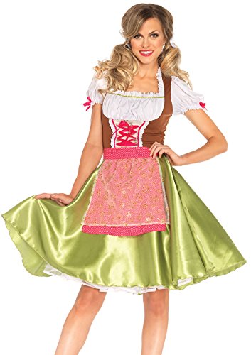 Leg Avenue- Oktoberfest Mujer, Multicolor, Large (EUR 42-44) (8550803101)