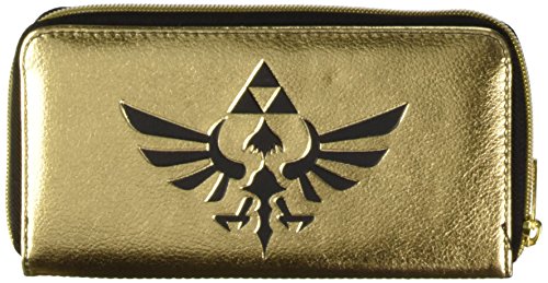 Legend of Zelda Triforce Ladies Logo Zip Alrededor de Cartera / Monedero