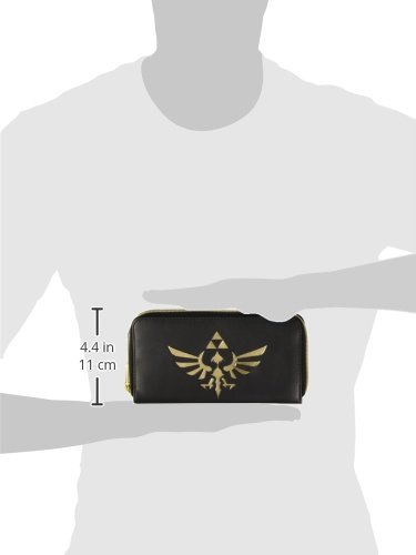 Legend of Zelda Triforce Ladies Logo Zip Alrededor de Cartera / Monedero