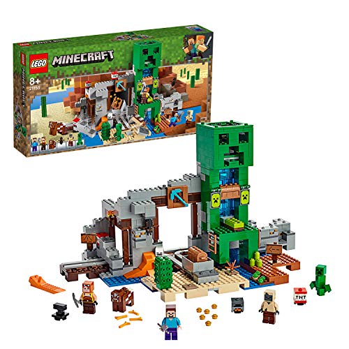 LEGO 21155 Minecraft La Mina del Creeper, Juguete de Construcción +  21151 Minecraft La Batalla en el End Juguete de Construcción con Dragón Ender y Mini Figura de Enderman