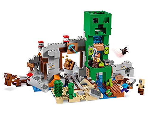 LEGO 21155 Minecraft La Mina del Creeper, Juguete de Construcción +  21151 Minecraft La Batalla en el End Juguete de Construcción con Dragón Ender y Mini Figura de Enderman