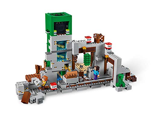 LEGO 21155 Minecraft La Mina del Creeper, Juguete de Construcción +  21151 Minecraft La Batalla en el End Juguete de Construcción con Dragón Ender y Mini Figura de Enderman