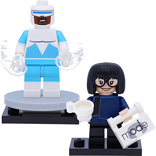 LEGO 71024 Disney 2 Edna Mode & Frozone (Los Increíbles) Minifiguras como se Muestra en la Imagen