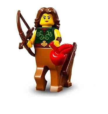 Lego® 71029 - Minifiguras de la serie 21, número 6, figura central, incluye 1 x pegatina y mezcla de frutas