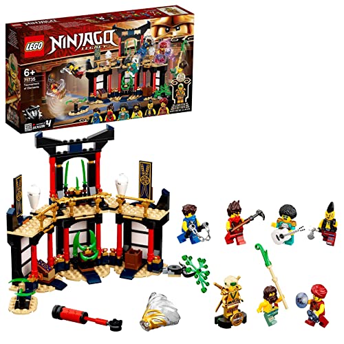 Lego  71735 Ninjago Legacy Torneo De Los Elementos Set De Construcción De Templo +  71745 Ninjago Chopper De La Jungla De Lloyd Juguete De Construcción con Una Moto Y Mini Figuras De Lloyd Y NYA