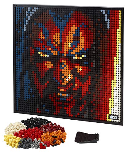 LEGO Art Star Wars El Sith 31200 Creative Sith Lord Kit de construcción, una pieza elegante para adultos que aman los proyectos de arte mental o los señores oscuros del Sith, nuevo 2020 (3406 piezas)