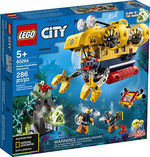 LEGO City 60264 Ocean Exploration - Submarino (286 piezas)